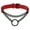 Red, variant on HUANLEDASH Goth Choker Necklace Faux Leather Gothic Choker Adjustable Metal O-Ring Chain Collar Cool Punk Emo Jewelry for Women Men