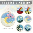 thumbnail image 3 of Home Textile Products Punch Needle Kit Adult Beginner DIY Style In Ring Kit Start Punch Needle Tool For All Ages Perfect For Holiday Decorations And, 3 of 9
