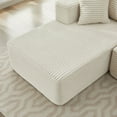 thumbnail image 5 of 73.6" Double Chaise Lounges Indoor, Oversized Sectional Sleeper Cloud Couch, Upholstered Corduroy Boneless Loveseat for Living Room, No Assembly Required, Beige, 5 of 8
