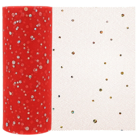 UPOUART Decorative Mesh Ribbon Roll Assorted Colors for Wrapping, Bow Making, Party Decorations, Tulle Fabric Craft Supplies