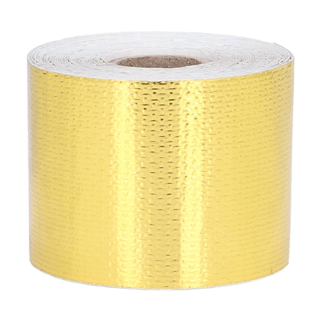 Ruban Résistant à la Chaleur, Ruban Pare-Chaleur Résistant à l'Usure 2inx32.8 Pieds Feuille d'Aluminium Imperméable Réglable pour Tuyau