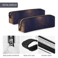 thumbnail image 4 of Fotbe Gold Black Glitter Estuche para Lápices de Cuero con Estampado, Estuche con Cremallera Resistente, Organizador Compacto y Elegante para Papelería, 4 of 7