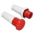 thumbnail image 2 of Enchufe eléctrico industrial de aviación, resistente al agua, trifásico, de 5 núcleos, conector de 380 V-415 V~, 3P+N+E, 2 of 12