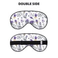 thumbnail image 2 of Naloa Lavender Bicycle Print Sleep Mask for Sleeper, Light Blocking Sleeping Eye Mask for Women Men, Eye Shade with Adjustable Strap for Travel, Nap,Meditation, 2 of 7