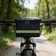 thumbnail image 6 of Large Capacity Waterproof Bicycle Front Bag Transparent Top Phone Mount,Easy Installation Cycling Organizer,Bike Accessories with Phone Mount Fits Most Tricycle & Scooter., 6 of 6