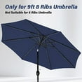 thumbnail image 7 of Simple Deluxe Replacement Canopy for 9 ft Patio Umbrella -Dark Blue, 7 of 7