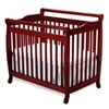 DaVinci Emily Mini 2-in-1 Convertible Wood Baby Crib in Cherry