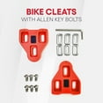 thumbnail image 6 of Replacement Bike Cleats Compatible with Look Delta and Peloton Shoes, Cleats for Cycling Shoes, Adjustable 9 Degree Float, Allen Key Bolts, Indoor & Road Cycling, Replacement Peloton Shoe Cleats, 6 of 8