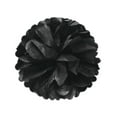 thumbnail image 2 of Wrapables® Set of 9 Tissue Pom Pom Party Decorations for Weddings, Birthday Parties Baby Showers and Nursery Decor, Black/Silver/White, 2 of 4