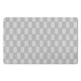 thumbnail image 1 of Elegant Checkered Bathroom Rug - Long Bath Mat, 20x32 inches, Non-Slip, Absorbs Water, Soft Microfiber, Machine Washable., 1 of 5
