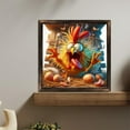 thumbnail image 2 of Room Decor Art Prints: Chicken AND Henhouse   Wooden  Art Prints  for Gift Home Wall Decor for Living Room, Kitchen, Bedroom And Office. Vintage  08×08inch(20×20cm), 2 of 8