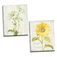 thumbnail image 1 of Gango Home Decor Cottage Floursack Florals II & Floursack Florals III by Danhui Nai (Ready to Hang); Two 11x14in Hand-Stretched Canvases, 1 of 5