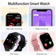 thumbnail image 3 of Reloj inteligente para hombres y mujeres, reloj digital de fitness de 1,69 pulgadas, monitor de frecuencia cardíaca y oxígeno en sangre, llamada Bluetooth (responder/hacer llamada), reloj inteligente, 3 of 3