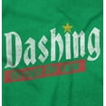 thumbnail image 2 of Christmas Dashing Through The Snow Unisex Plus Fleece Graphic Sweatshirt Brisco Brands 4X, 2 of 5