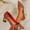 Red, variant on Women's Glitter Pointed Toe Block Heel Pumps, Plus Size Comfortable Block Heel Dress Shoes for Party & Wedding Wear