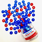 hand2mind Lowercase Alphabet Chips, Alphabet Letters, Lowercase Letters ...