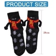 thumbnail image 2 of 4 pares de calcetines navideños con forma de mano, calcetines magnéticos con forma de mano en mano, divertidos calcetines de la amistad con muñecas en 3D, calcetines de regalo navideños para hombres, 2 of 5