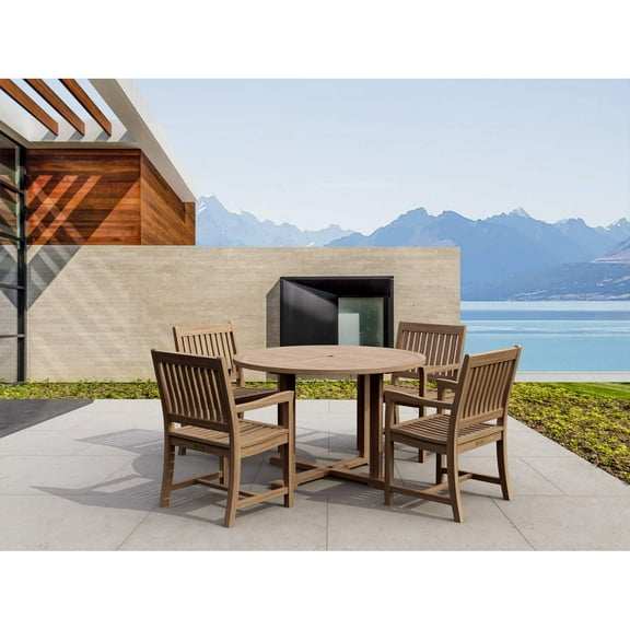 Anderson Teak Tosca Rialto Armchair 5-Pieces Dining Set