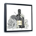 thumbnail image 3 of Bouquet of Flowers and Perfume Bottle III 16 in x 16 in Framed Painting Canvas Art Print, by Designart, 3 of 5