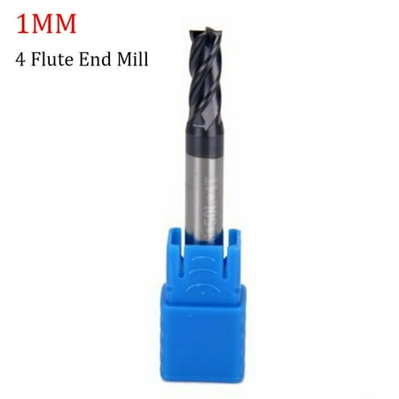 

Lierteer Solid Carbide End Mill 4 Teeth - AlTiN Coating Solid Carbide Milling Cutter For HPC 1mm