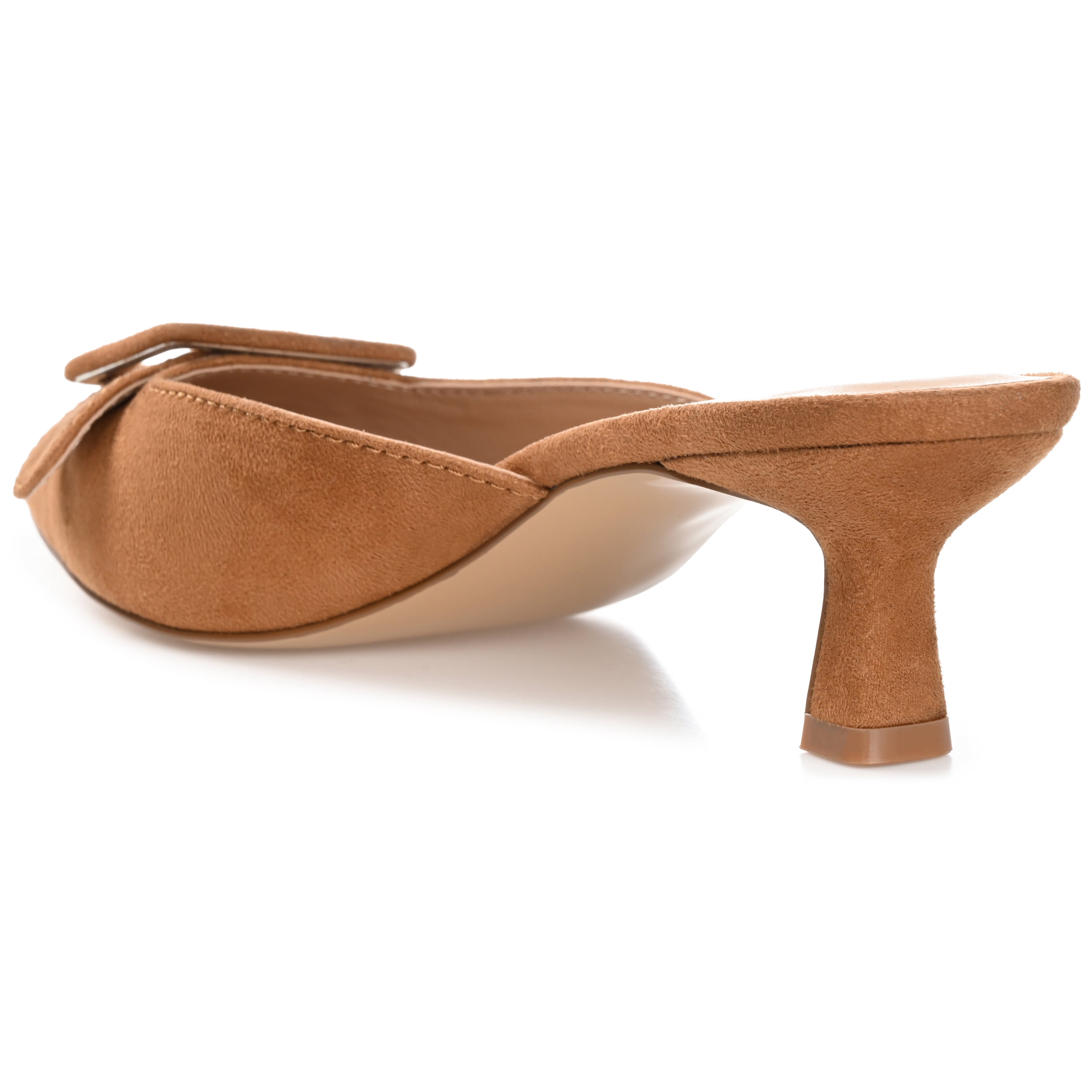 Journee Womens Vianna Kitten Heel Mules Pointed Toe Pumps, Widths Available
