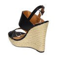 thumbnail image 3 of New Women Liliana Derby-20 Leatherette Open Toe Strappy Espadrille Wedge Sandal, 3 of 5