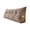 A002- Brown, variant on Bed Back Pillow Cotton Linen Geometric Pattern Triangle Back Rest Pillow for Reading Watching Tv Pink Decorative Accent Pillow for Bedroom Dorm Sofa Tatami Use