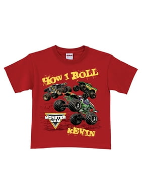 Monster Jam Boys Shirts Tops Walmart Com - monster jam boys shirts tops roblox monster truck videos for kids Monster Jam Boys Shirts Tops Walmart Com - roblox monster truck videos for kids