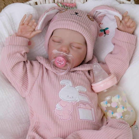 Muñeca Reborn Milidool, realista, 45 cm, niña realista, 3 años o más