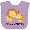 thumbnail image 3 of Inktastic I Love My Grammy Boys or Girls Baby Bib, 3 of 4