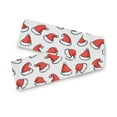 thumbnail image 7 of Yayeee Table Runner 90 inches Long Home Kitchen Dinning Party Decoration, Santa Hats Pattern, 7 of 7