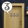 thumbnail image 3 of Placa de Puerta de Dígitos con Efecto, Número de Dirección, Etiqueta, Números, Placa de Puerta para Habitación de Hotel Exterior, Cafetería , 3 C-3 Fernando Números de dirección, 3 of 8