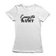Gangsta Tante Graphique Femmes Blanc T-shirt – image 1 sur 1