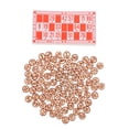 thumbnail image 4 of 1 set of Bingo Game Chess Bingo Number Cards and Number Chess Pieces Game Props, 4 of 8