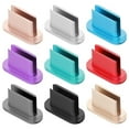 thumbnail image 4 of Durable Dustproof Cover Phone Accessories Charger Port Block Anti Dust Plug Metal Stopper Charging Interface Cap SILVER, 4 of 8