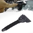 thumbnail image 3 of Ice Scraper Mitt 2 in 1 Design Elastic Band Snow Shovel Glove Cold Proof, 3 of 7