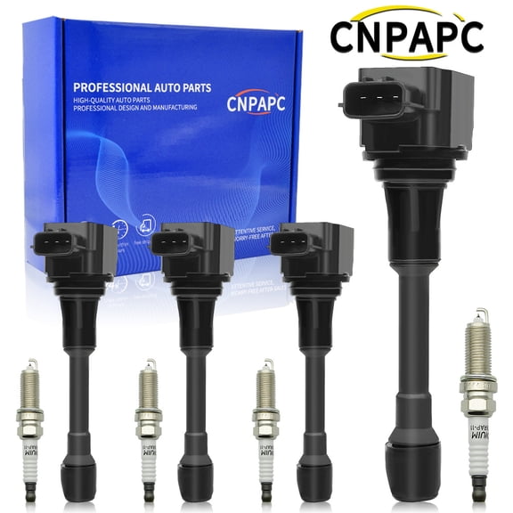 4x Ignition Coil & IRIDIUM Spark Plug Kits for Nissan Altima Sentra Tiida Versa