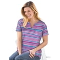 thumbnail image 6 of Woman Within Plus Size Notch-Neck Pocket Tee, 6 of 6