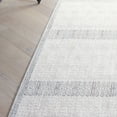 thumbnail image 3 of SAFAVIEH Martha Stewart Serenity Striped Runner Rug, Ivory/Grey, 2'2" x 8', 3 of 5