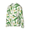 thumbnail image 2 of Daiia Tulips Flowers UPF 50+ Sun Protection Hoodie Jacket Lightweight Long Sleeve Sun Shirt for Women Men with Pocket Hiking Outdoor-Large, 2 of 9