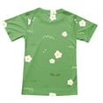 thumbnail image 6 of Zwiiyzr Toddler Baby Girls Boys Summer Outfits 2Pcs Casual Short Sleeved Jogger Shorts with Drawstring Home Print Sports Baby Clothes Summer Two-Piece Set Green, 6 of 6