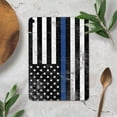 thumbnail image 4 of DesignSkinz Distressed Wood Patriotic American Flag with Thin Blue Line Full-Body Skin Decal Wrap Cover for iPad 2 (A1395/A1396/A1397), 4 of 4