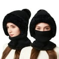 thumbnail image 2 of KANG Winter Warmth Fleece Lined Scarf Hat For Cold Weather Outdoor Activities Thermal Face, 2 of 5