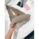 thumbnail image 4 of (Khaki)Women's Hollow Out Knit Tote Handbags Crochet Shoulder Bag, 4 of 5