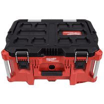 Milwaukee PACKOUT Large Tool Box, IP65 Rated, 100 lb Capacity, Modular Storage, Model 48-22-8425