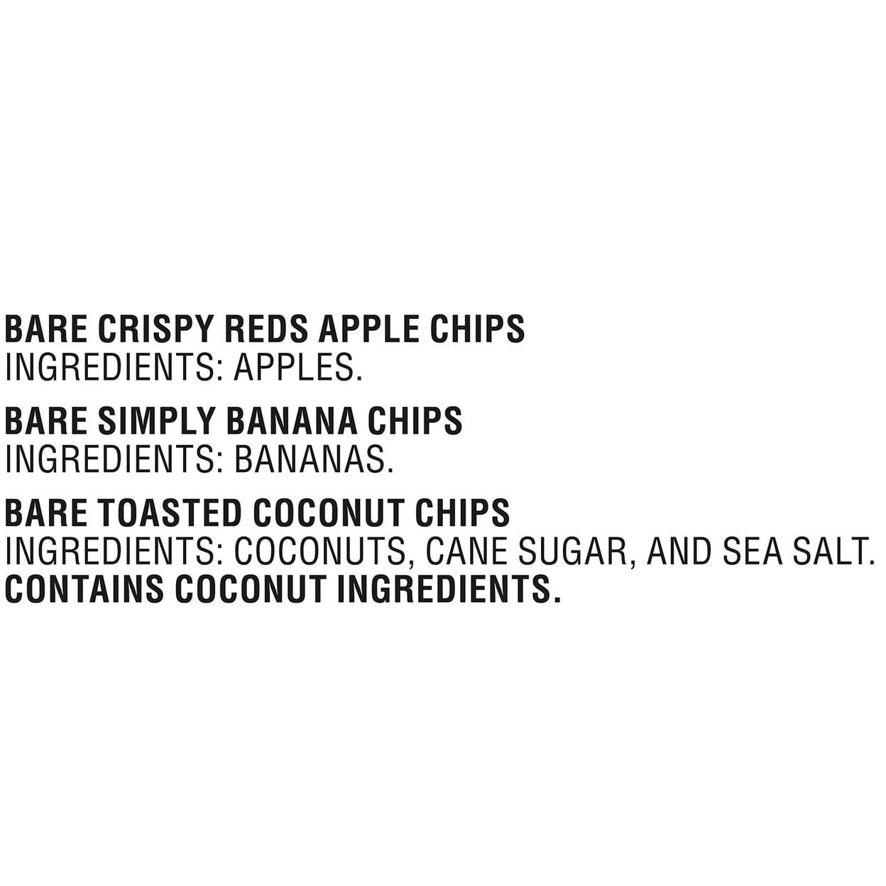 Bare Baked Crunchy Variety Pack 0.53 Ounce (Pack of 18)