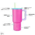 thumbnail image 5 of Simple Modern 30 fl oz Insulated Stainless Steel Trek Tumbler with Straw Lid | 80s Mix, 5 of 8