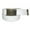 White, variant on CTM Belt with Flip Top Brass Buckle (Pack of 3) (Men Big & Tall)