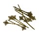 thumbnail image 5 of Pinza de cabellero Yuyangstore de filigrana de bronce vintage 10 piezas, 5 of 5