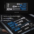 thumbnail image 4 of DISEN 3-Piece Extendable Flex-Head Ratchet Wrench Set with EVA Storage Case - 1/4", 3/8", 1/2" Drive, 72-Tooth, Rubber Grip, Adjustable Length - Prof, 4 of 9